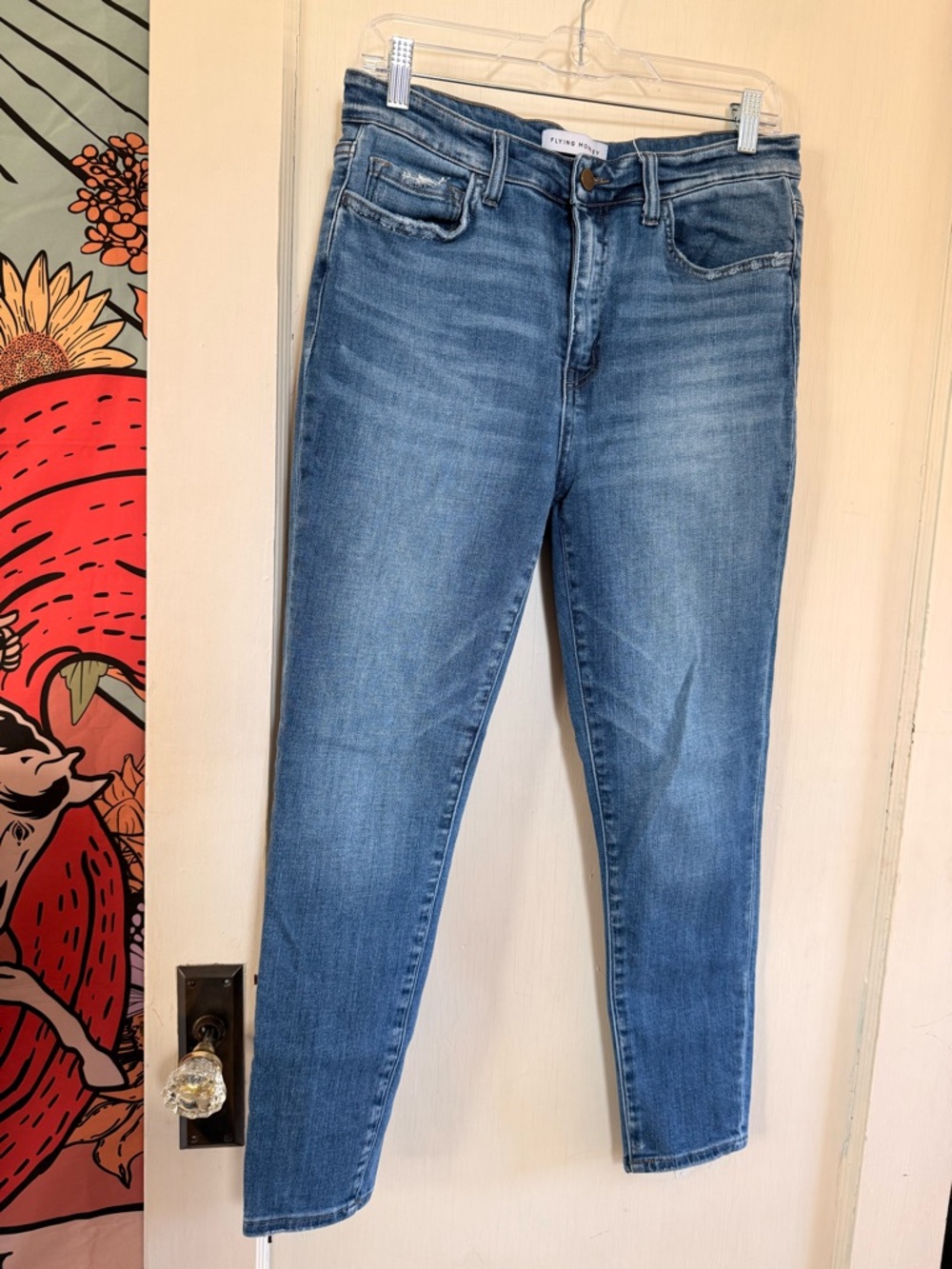 Flying Monkey Medium Blue High-Rise Skinny Jeans